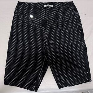 Mango Black Polka Dot Wide Leg Cropped Pants